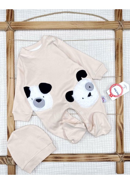 Erkek Bebek Dog Teddy Pamuklu Tulum