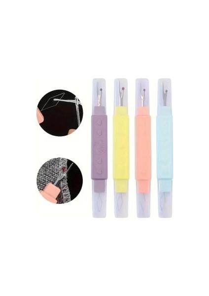 Çift Taraflı Dayanıklı Ergonomik Hızlı Pratik Çok Fonksiyonlu Dikiş Sökme Iğne Iplik Aparatı 2 In 1