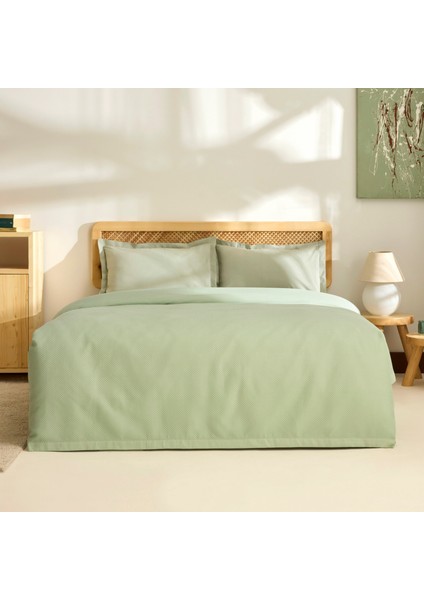 Nora %100 Pamuk Çift Kişilik Pike Çağla