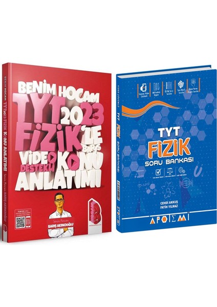 Benim Hocam 2023 Tyt Fizik Video Destekli Konu ve Apotemi Soru Bankası Seti 2 Kitap