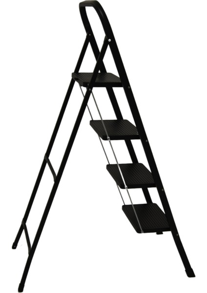 4 Basamaklı Metal Merdiven Hardy Siyah (1.48 Metre) modelleri