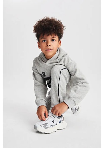 Tag Phlon Hafif Taban Cırtlı Çocuk Spor Ayakkabı Beyaz