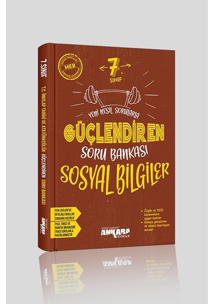7. Sınıf Ankara Yayıncılık Sosyal Bilgiler Güçlendiren Soru Bankası
