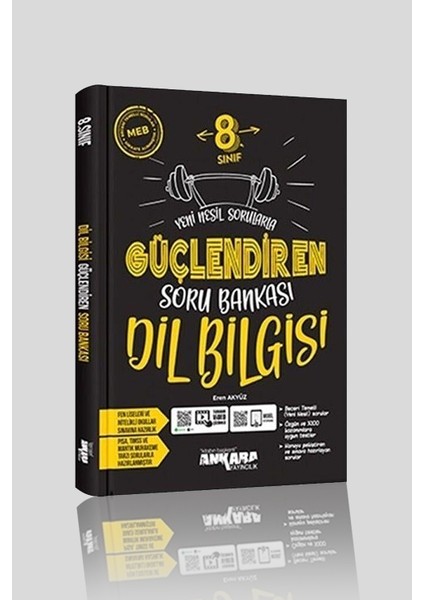 8. Sınıf Ankara Yayıncılık Dil Bilgisi Güçlendiren Soru Bankası