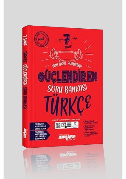7. Sınıf Ankara Yayıncılık Türkçe Güçlendiren Soru Bankası