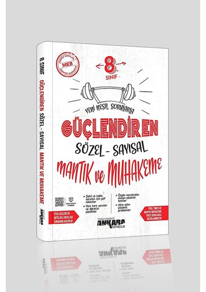 8. Sınıf Ankara Yayıncılık Sayısal-Sözel Mantık Muhakeme Güçlendiren Soru Bankası