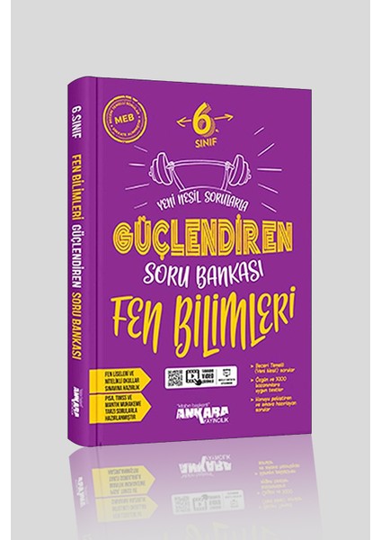 6. Sınıf Ankara Yayıncılık Fen Bilimleri Güçlendiren Soru Bankası