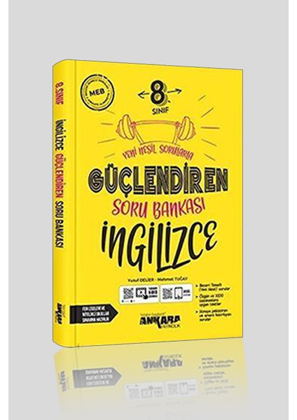 8. Sınıf Ankara Yayıncılık Ingilizce Güçlendiren Soru Bankası