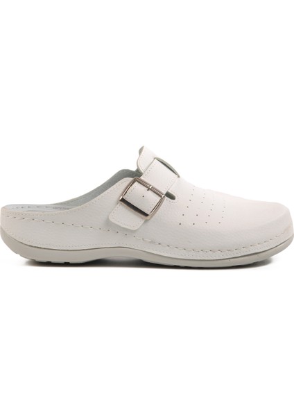 Beyaz Anatomik Erkek Sabo Terlik 52.002 M