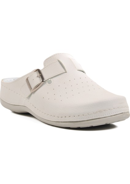 Beyaz Anatomik Erkek Sabo Terlik 52.002 M modelleri