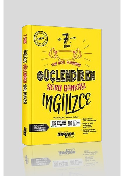 7. Sınıf Ankara Yayıncılık Ingilizce Güçlendiren Soru Bankası
