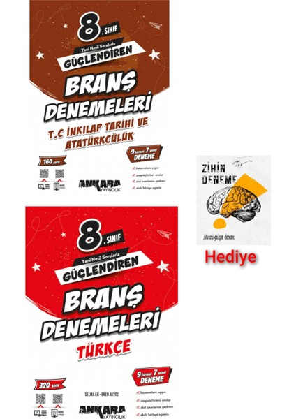 8.sınıf Türkçe Inkılap Tarihi Güçlendiren Branş Denemeleri Lgs Hazırlık