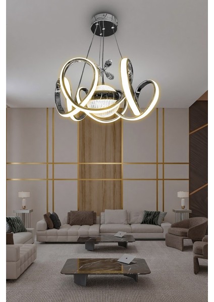 Melisa Modern Sarkıt LED Avize Powerled Lümen Gücü Yüksek LED Avize