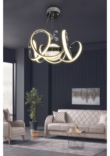 Melisa Modern Sarkıt LED Avize Powerled Lümen Gücü Yüksek LED Avize