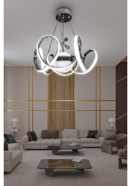Melisa Modern Sarkıt LED Avize Powerled Lümen Gücü Yüksek LED Avize