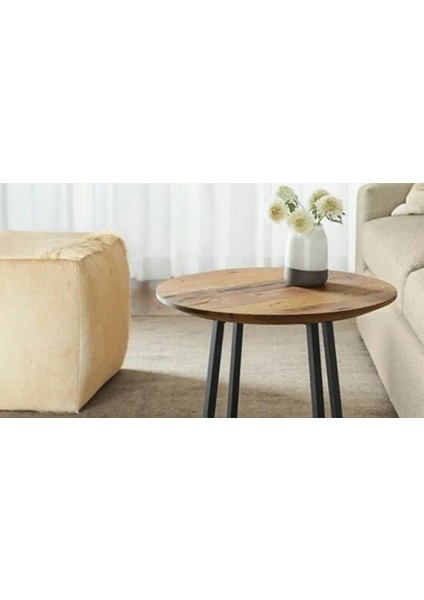 Ahşap Yuvarlak Yan Sehpa fiyatları