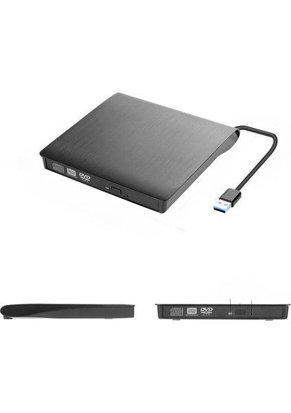 USB 3.0 Taşınabilir Ultra Ince Harici CD DVD Yazıcı Okuyucu Windows Mac Uyumlu modelleri