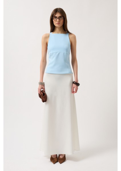 Sırt Kurdele Detay Bebe Mavi Bluz fiyatları