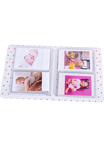 65 Fotoğraf Kapasiteli Pencereli Beyaz Instax Polakart Fotoğraf Albümü fırsatları