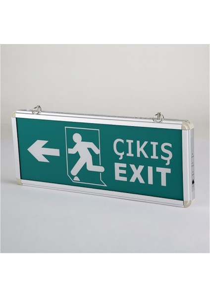Acil Çıkış Armatürü Sağ - Sol (Cihan JN-105) LED Exıt Tabela