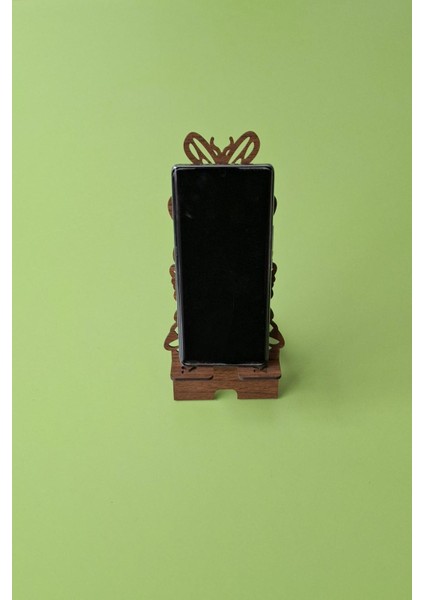 Masa Düzeni ve Şıklık Için Desenli Ahşap Mdf Telefon Standı indirimleri