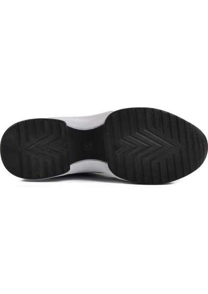 Siyah Beyaz Fileli Hafif Air Taban Kadın Spor Ayakkabı 185 G