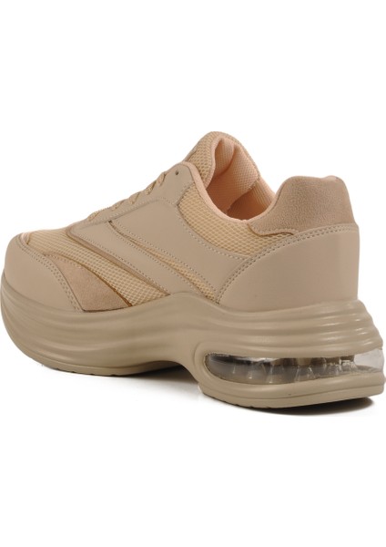 Ekru Fileli Hafif Air Taban Kadın Spor Ayakkabı 185 G fırsatları