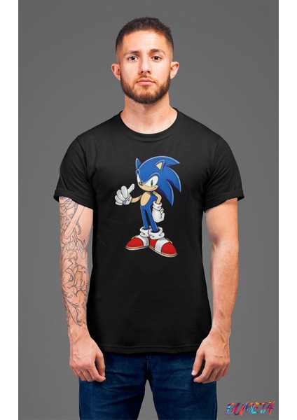 Kirpi Sonic Unisex Tişört T-Shirt fiyatları