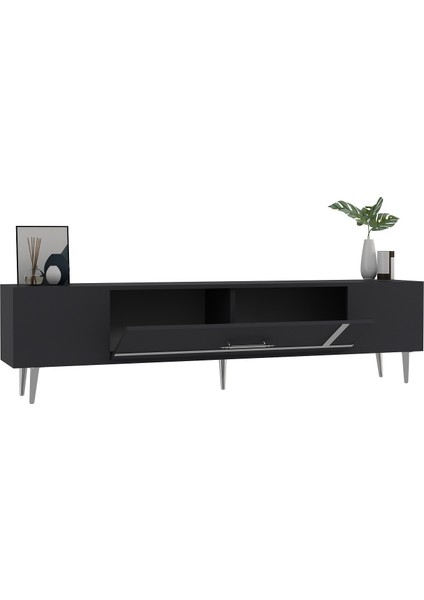 Şuşa Tv Sehpası Tv Ünitesi Antrasit Gümüş modelleri