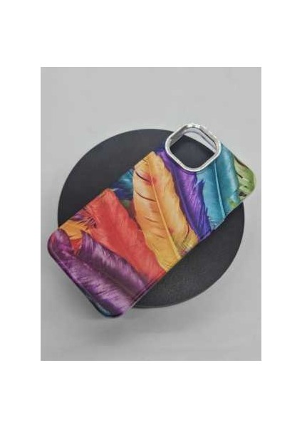 IPHONE 13 Pro Max Özel Kuş Tüyü Tasarımlı Lüka Silikon Kılıf fiyatları