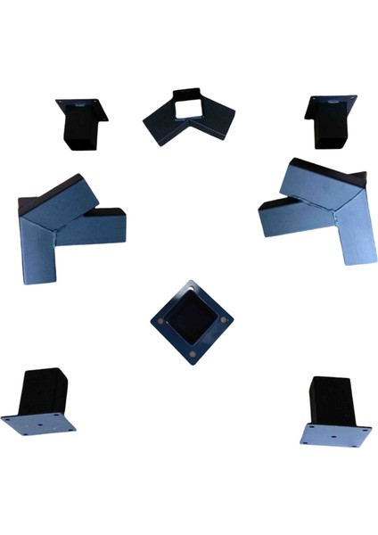 Mrc 32 Kapı Teras Gölgelik Kiti Bracket 30° Demir Bağlantı Pergola Çardak 8 x 8 cm Duvar Montaj Aparatı Seti Çadır Tente Carport Bungalov Bahçe Evi Kulübe fiyatları
