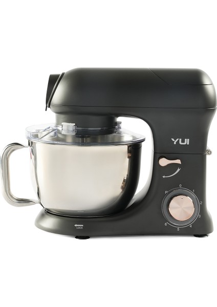 M200 Multi-Fonksiyonel 3'ü Bir Arada Döküm Gövde Stand Mikser Kıyma Setli ve Blender Özellikli 1800W Gri Rose
