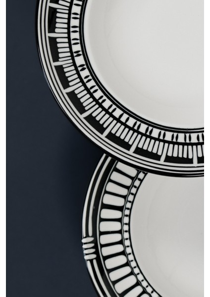 Roma Notte Serisi 27 cm 4’lü Porselen Makarna Kasesi modelleri