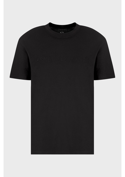 Pamuklu Kabartmalı Logo Baskılı Regular Fit Bisiklet Yaka T Shirt Erkek T Shirt XM000554 AF10356 UC001 indirimleri