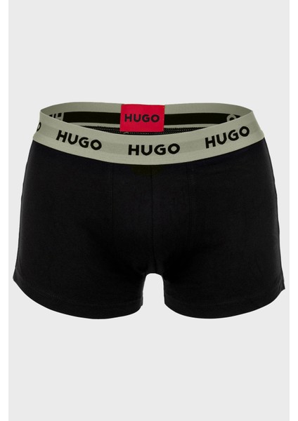 Logolu Streç Pamuklu 3 Pack Boxer Erkek Boxer 50532611 977