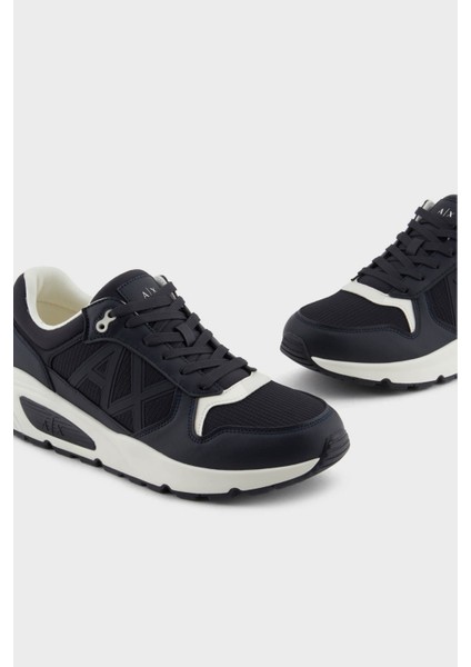Armani Exchage Logolu Kalın Taban Sneaker Ayakkabı Erkek Ayakkabı XUX239 XV909 U385