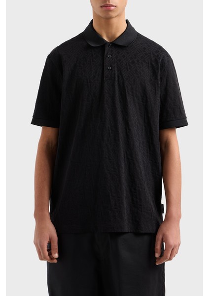 Kabartmalı Logo Baskılı Pamuk Regular Fit Düğmeli Polo Yaka T Shirt Erkek Polo Yaka T Shirt XM000477 AF10337 FC013 modelleri