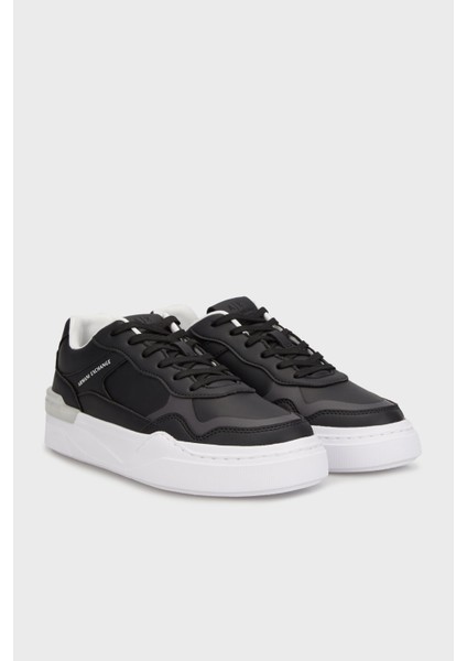 Armani Exchage Logolu Kalın Taban Sneaker Ayakkabı Erkek Ayakkabı XUX219 XV857 K001