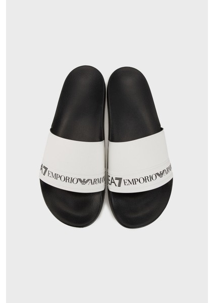 Logo Baskılı Şerit Detaylı Terlik Unisex Terlik 7X000110 AF15128 FC079 fırsatları