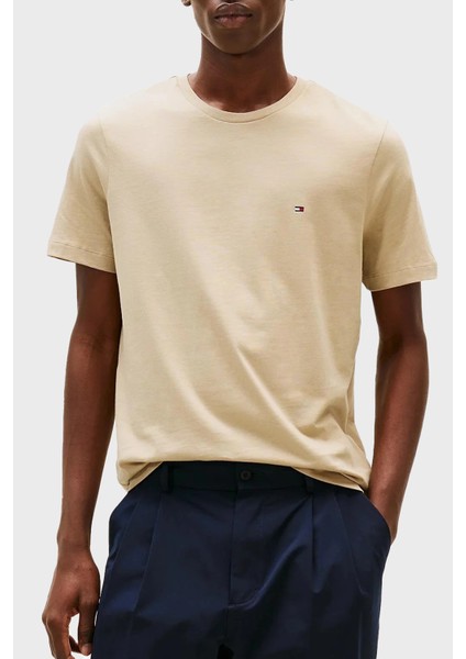 Pamuk Regular Fit Bisiklet Yaka T Shirt Erkek T Shirt MW0MW39995 Rbt