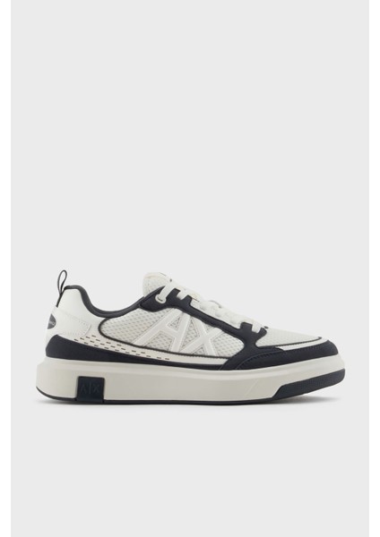 Armani Exchage Logolu File Detaylı Sneaker Ayakkabı Erkek Ayakkabı XUX242 XV912 U389