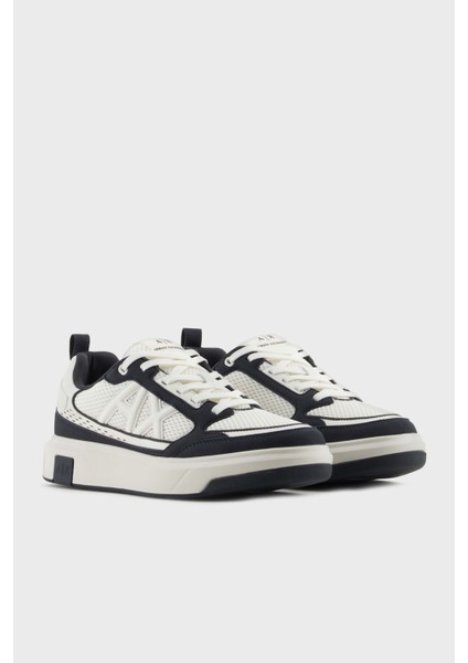 Armani Exchage Logolu File Detaylı Sneaker Ayakkabı Erkek Ayakkabı XUX242 XV912 U389