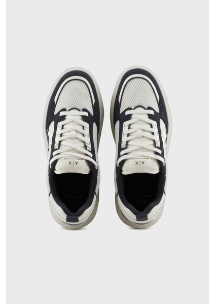 Armani Exchage Logolu File Detaylı Sneaker Ayakkabı Erkek Ayakkabı XUX242 XV912 U389