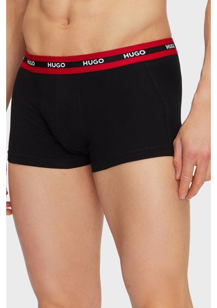 Streç Pamuklu Logo Baskılı 3 Pack Boxer Erkek Boxer 50492375 970 indirimleri