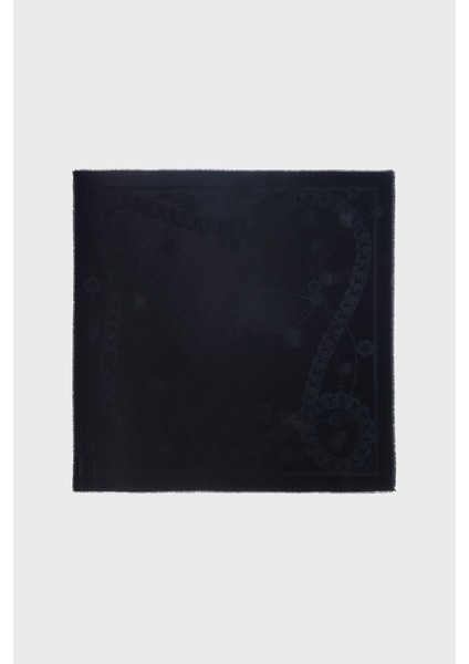 Kefiah Desenli 130 x 130 cm Şal AW5306POL03 Bayan Şal AW5306 POL03 Bla