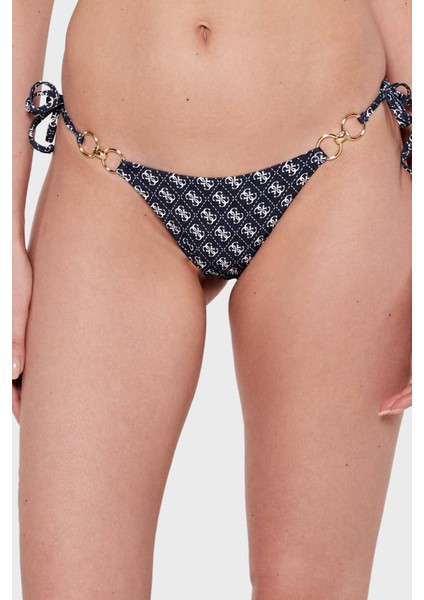 String 4g Logo Baskılı Bağlamalı Bikini Altı E5GO27KCRL2 Bayan Bikini Altı E5GO27 Kcrl2 P7WY
