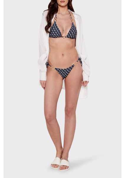 String 4g Logo Baskılı Bağlamalı Bikini Altı E5GO27KCRL2 Bayan Bikini Altı E5GO27 Kcrl2 P7WY