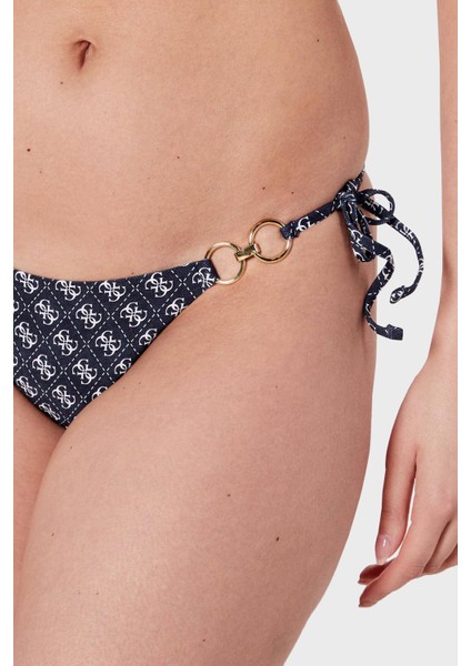 String 4g Logo Baskılı Bağlamalı Bikini Altı E5GO27KCRL2 Bayan Bikini Altı E5GO27 Kcrl2 P7WY