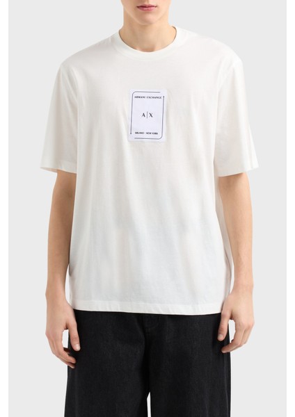 Armani Exchage Pamuk Regular Fit Bisiklet Yaka Logolu T Shirt Erkek T Shirt XM000570 AF10356 U0009