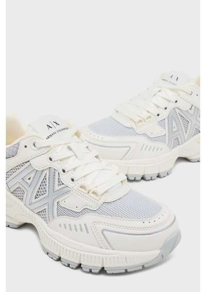 Armani Exchage Logolu Kalın Taban Sneaker Ayakkabı Bayan Ayakkabı XDX195 XV944 S137